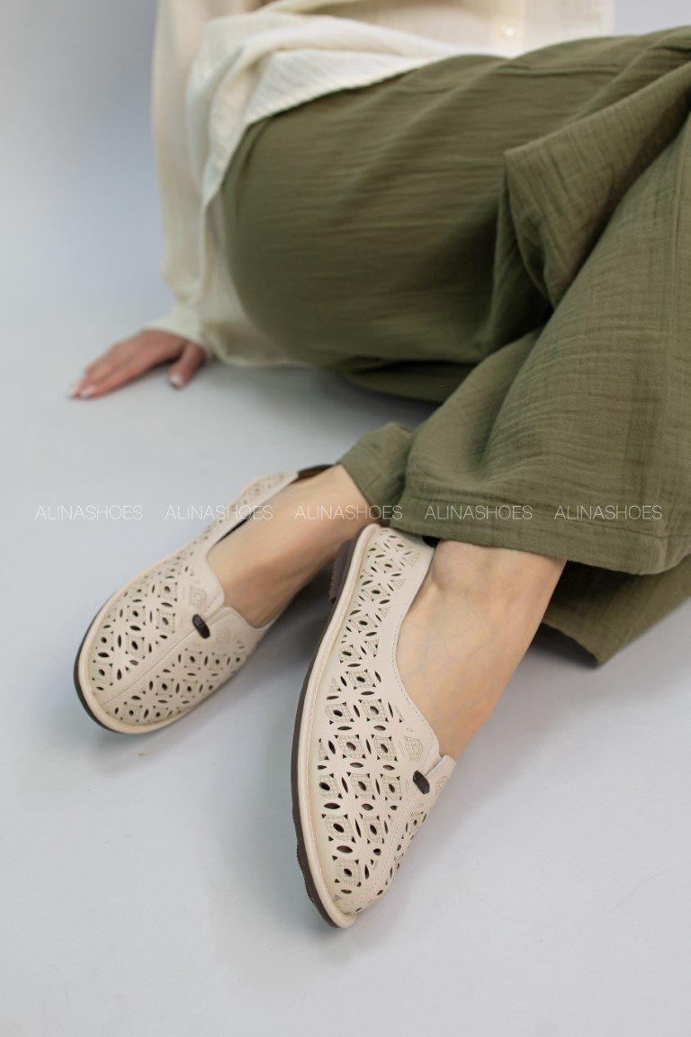 Балетки alinashoes beige 36 купить,NaN
