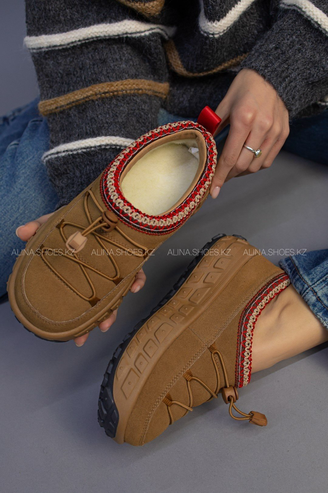 Угги alinashoes коричневый купить,NaN