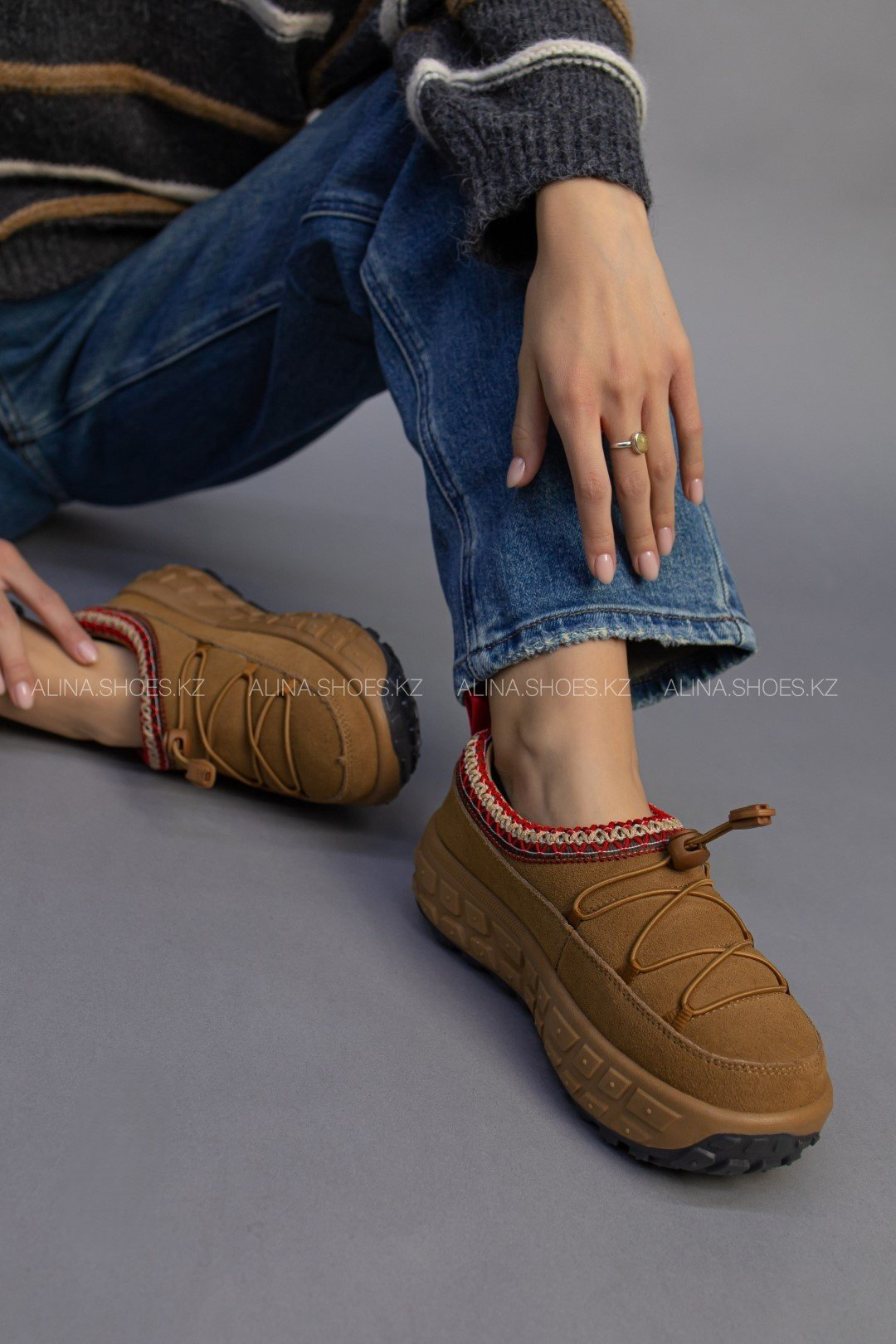 Угги alinashoes коричневый купить,NaN
