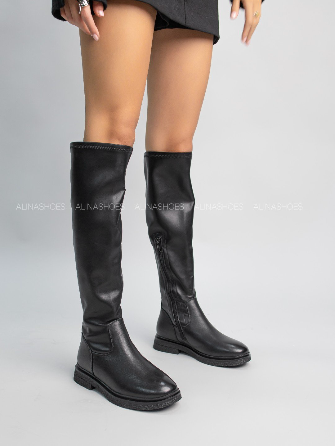 Сапоги alinashoes black 39 купить,NaN