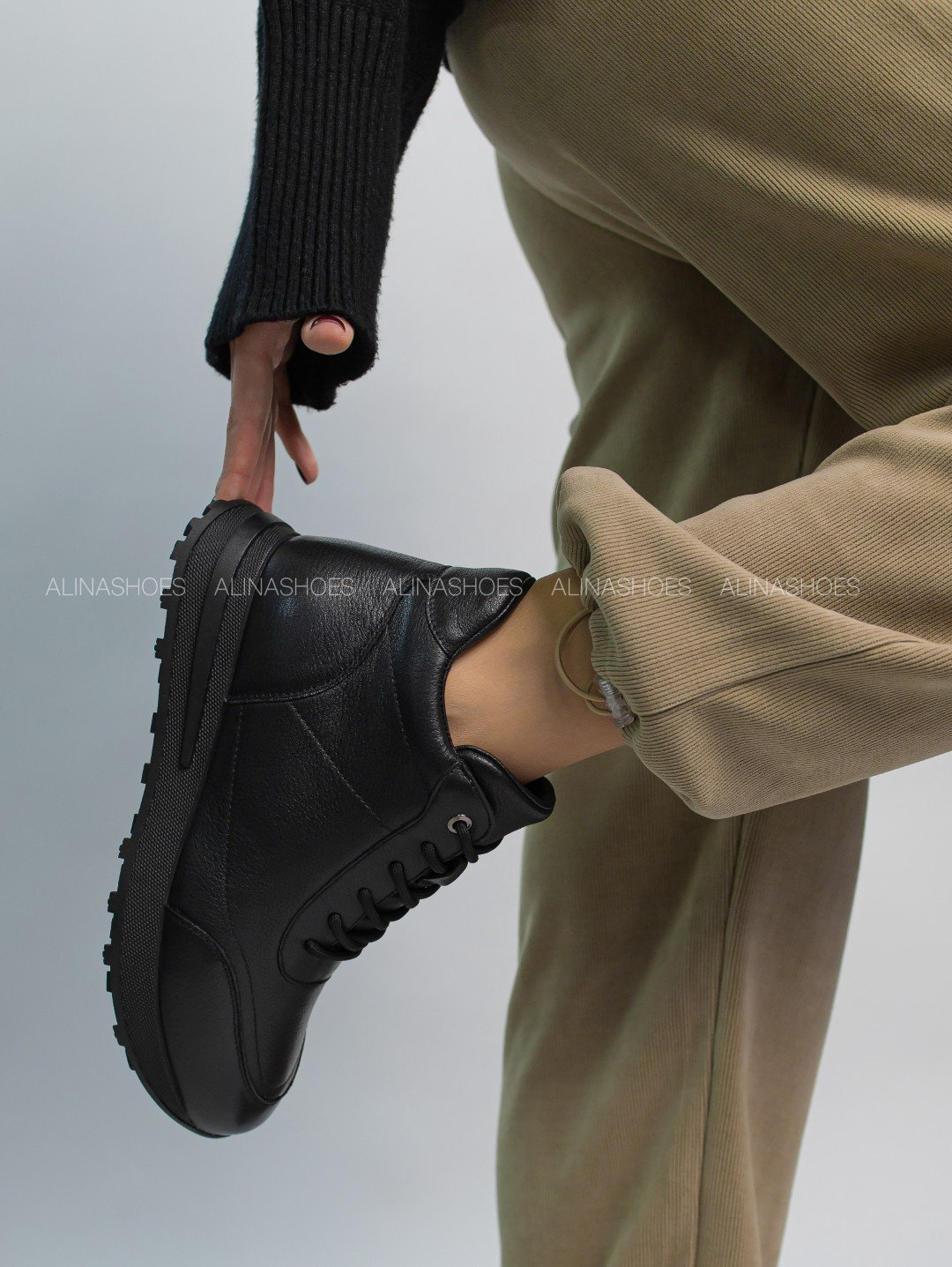 Кроссовки alinashoes черный купить,NaN