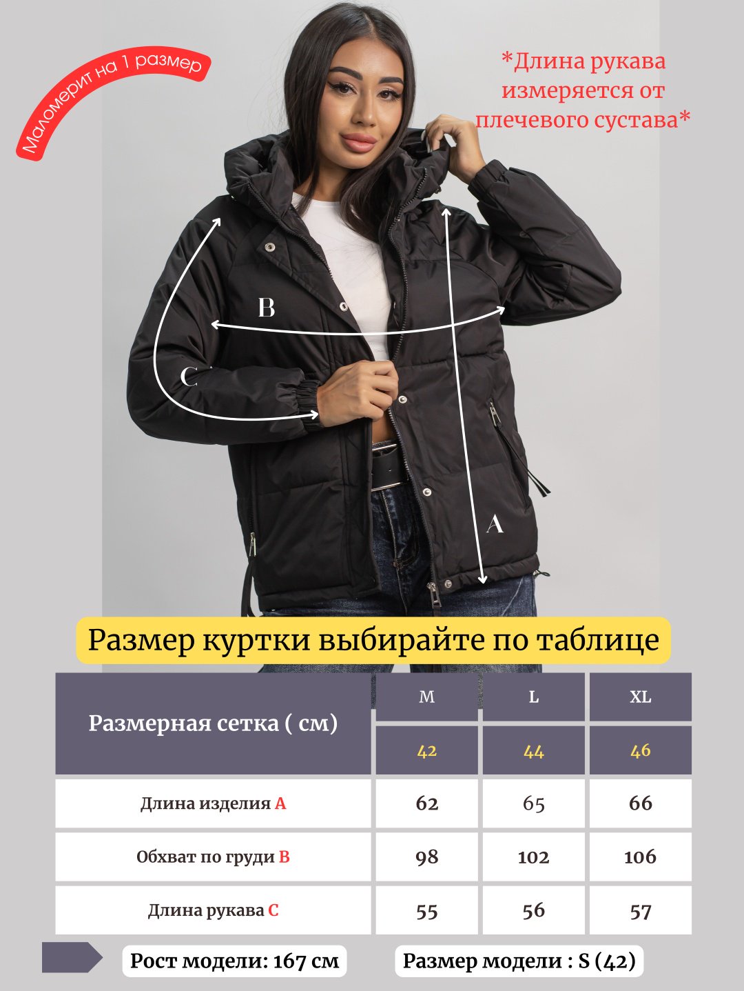 Демисезонная куртка alinashoes черный купить,NaN