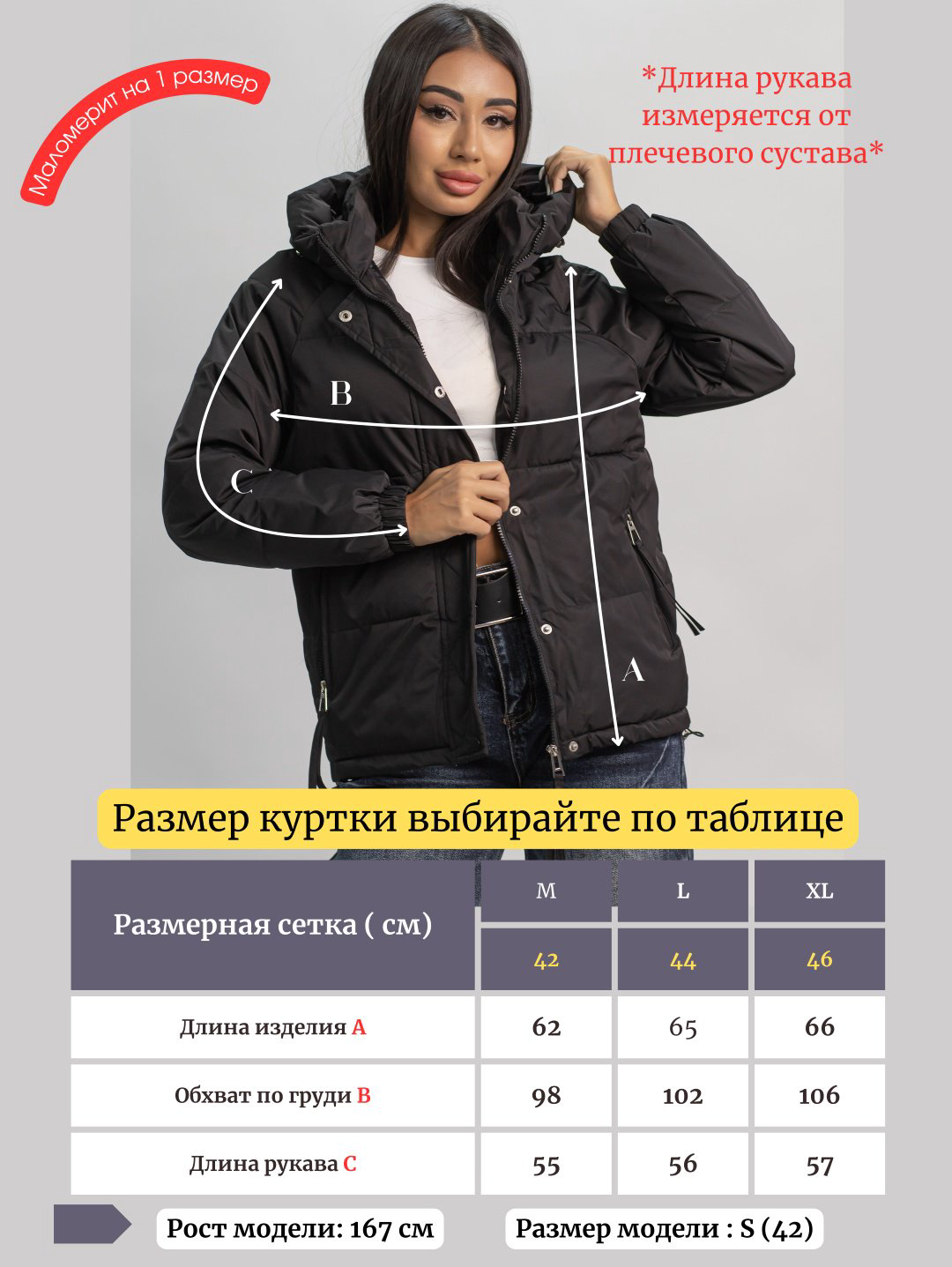 Демисезонная куртка alinashoes черный купить,NaN