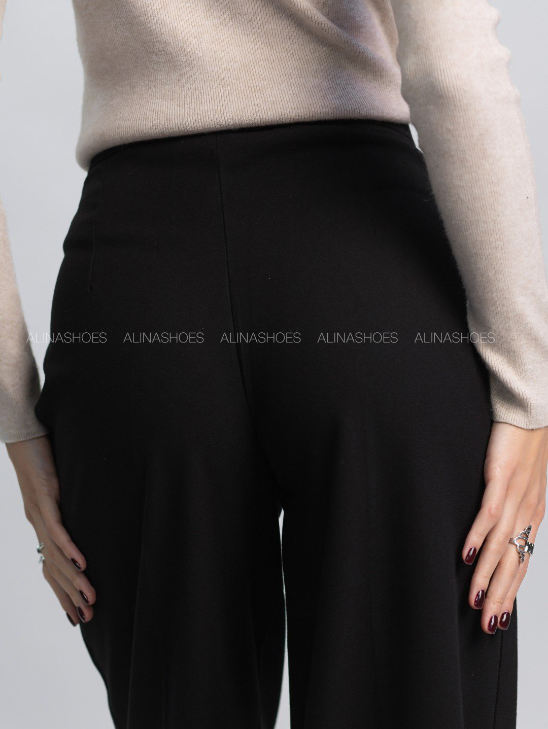 Повседневные брюки alinashoes черный купить,NaN
