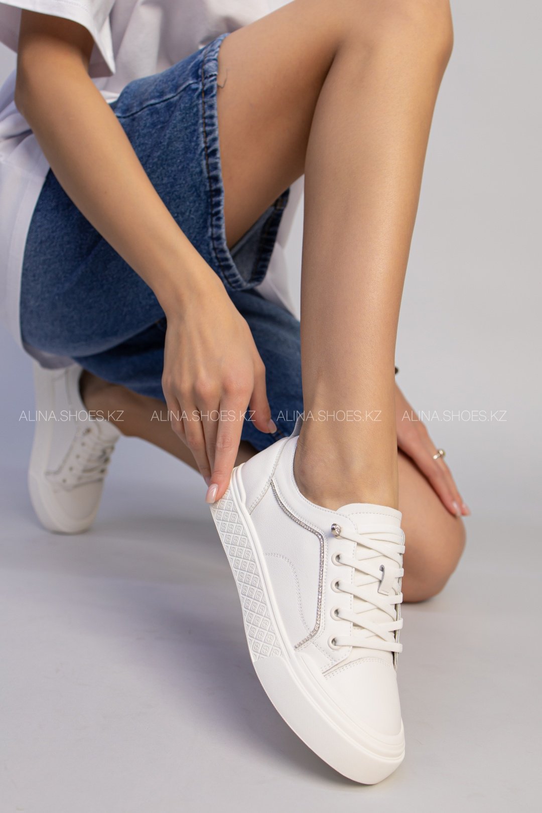 Кеды alinashoes белый купить,NaN