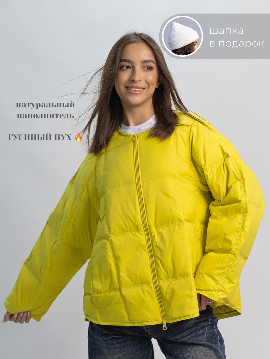 Демисезонная куртка alinashoes желтый купить,NaN