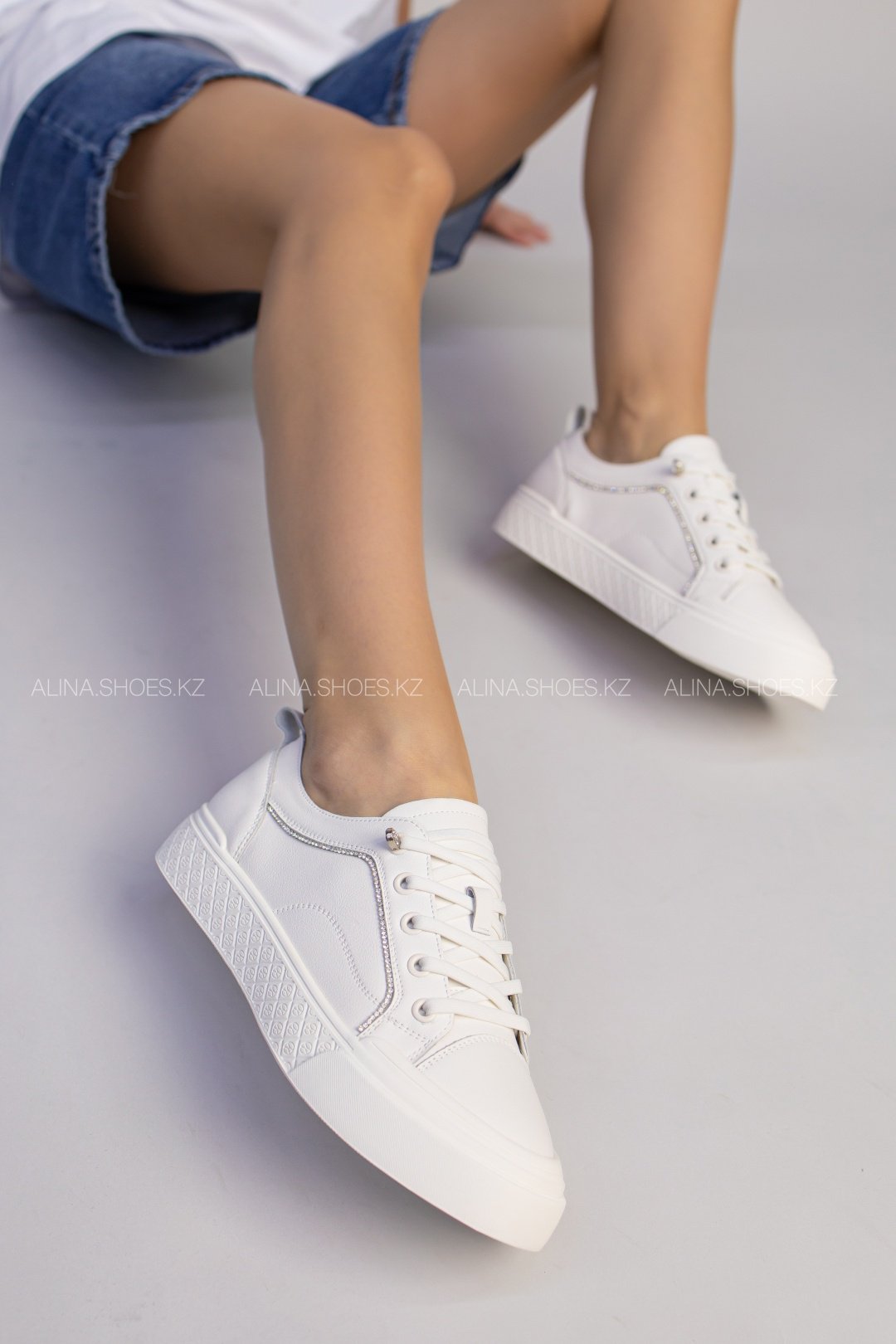 Кеды alinashoes белый купить,NaN
