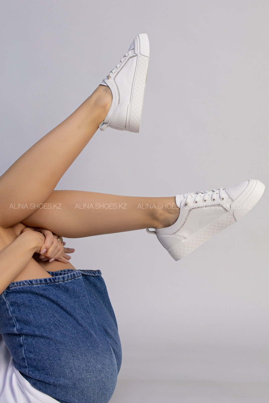 Кеды alinashoes белый купить,NaN