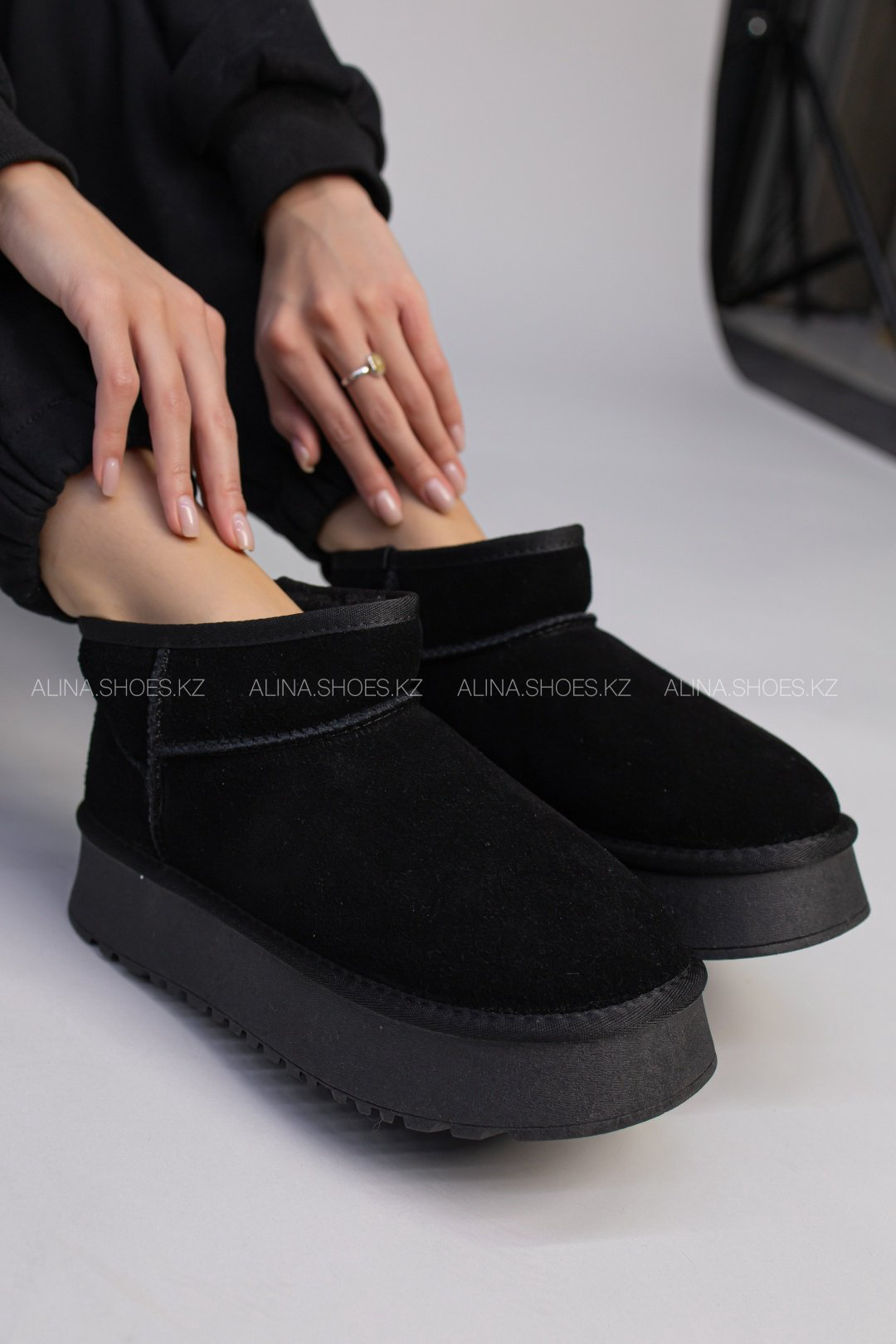 Угги alinashoes черный купить,NaN