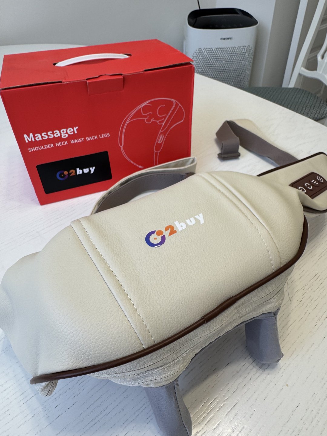 Массажер 2buy.kz BART 337 воротник 3D-массаж, надавливающий, инфракрасный прогрев купить,NaN