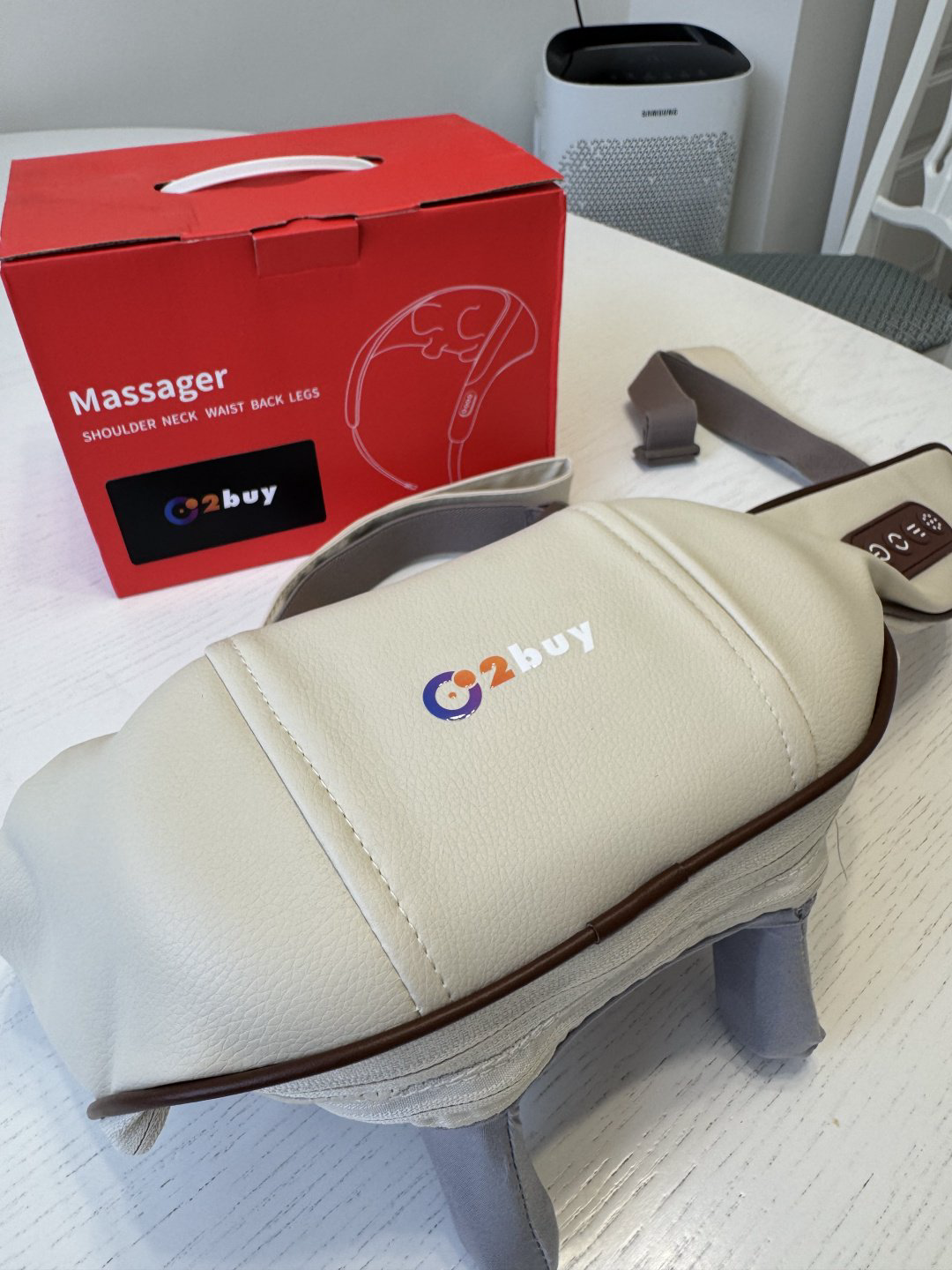 Массажер 2buy.kz BART 337 воротник 3D-массаж, надавливающий, инфракрасный прогрев купить,NaN