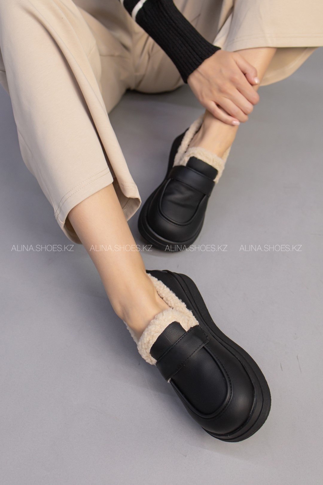 Автоледи alinashoes черный купить,NaN