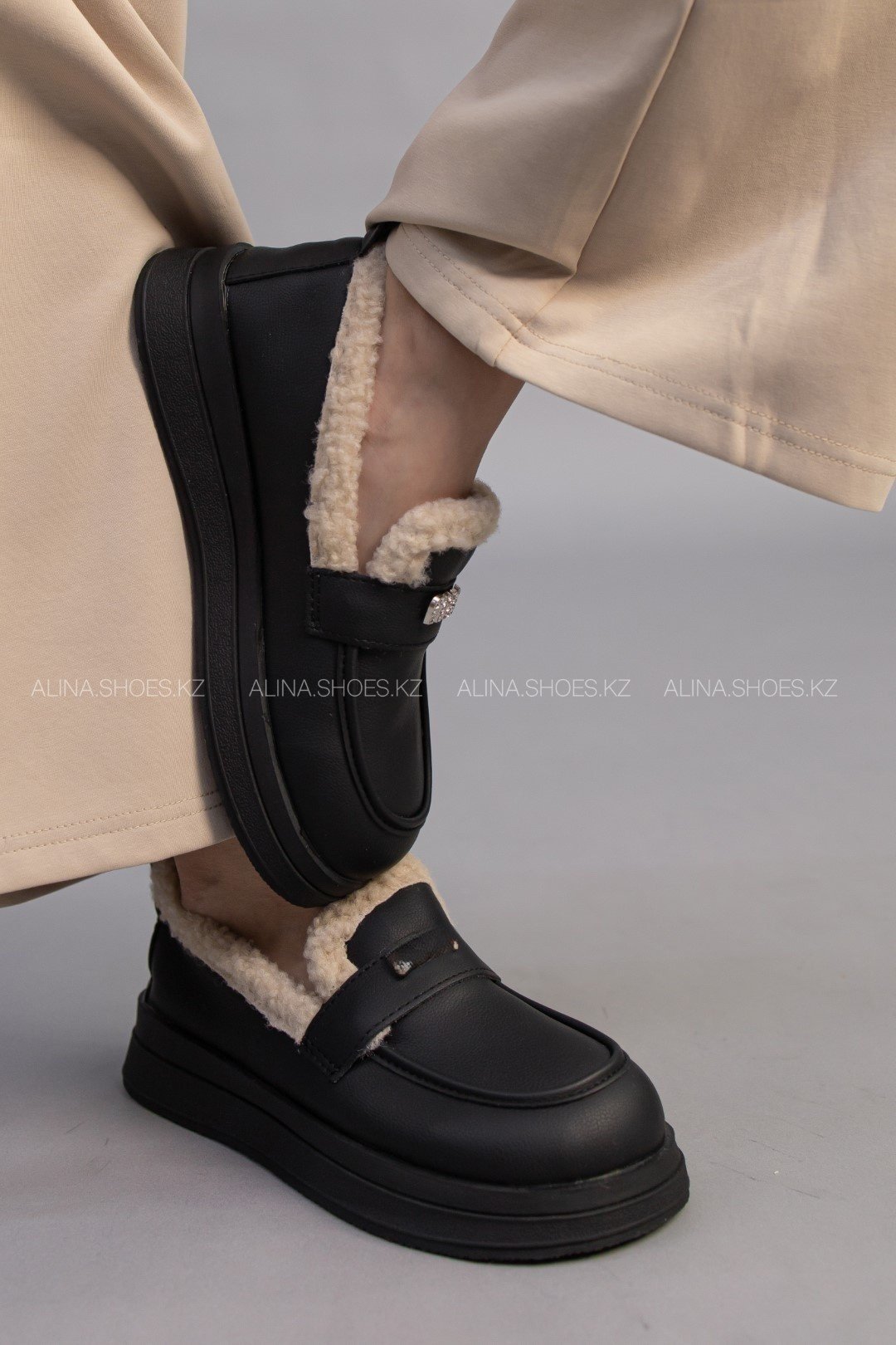 Автоледи alinashoes черный купить,NaN