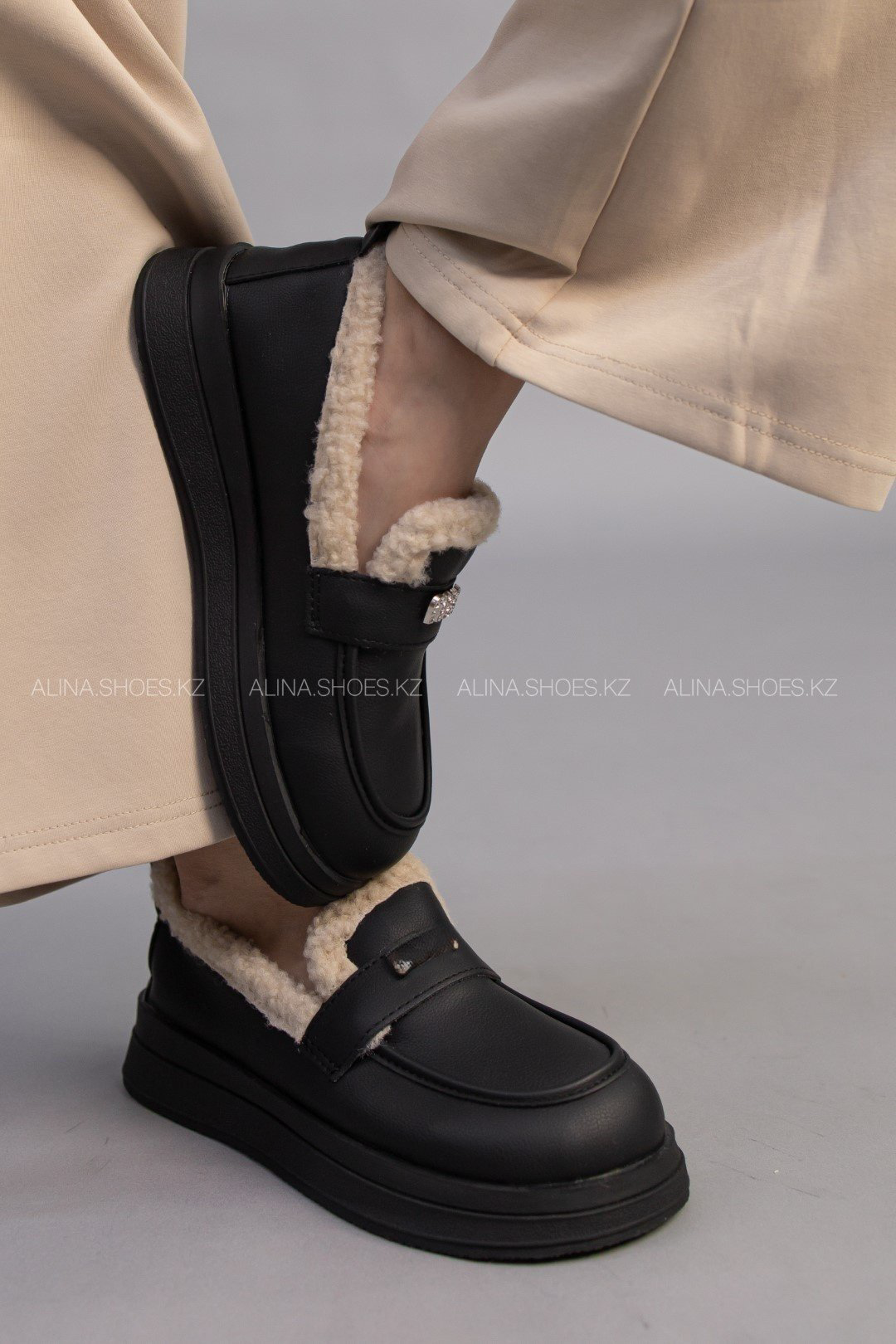 Автоледи alinashoes черный купить,NaN