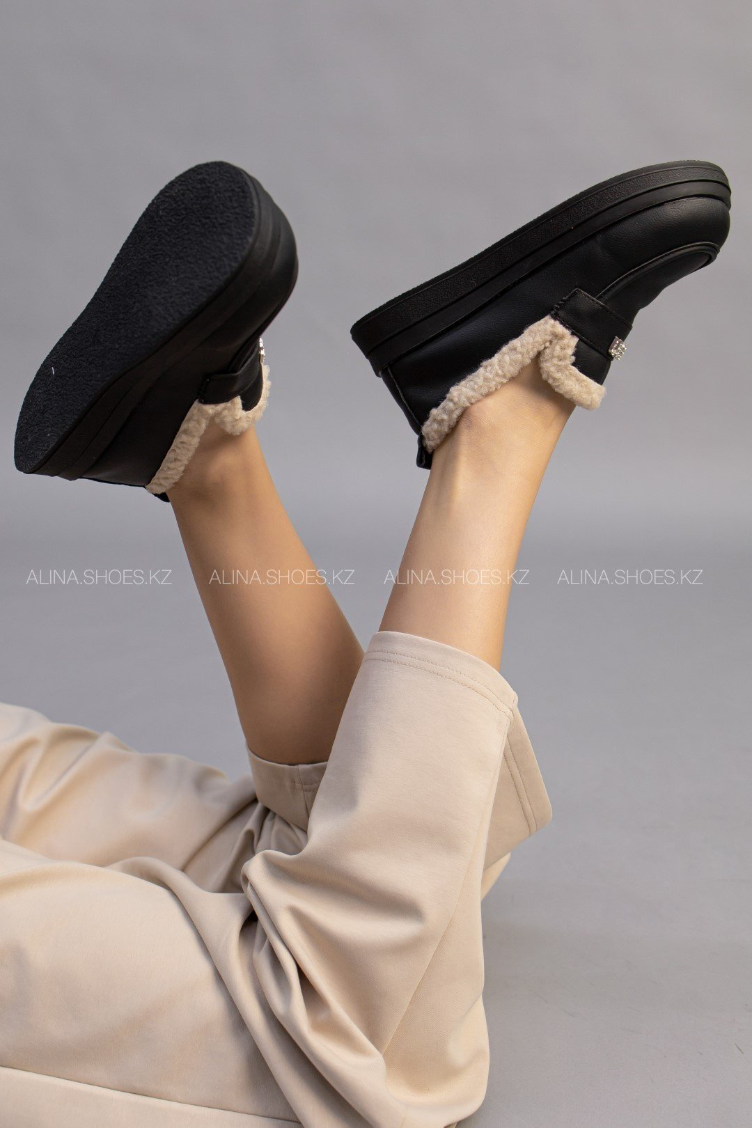Автоледи alinashoes черный купить,NaN