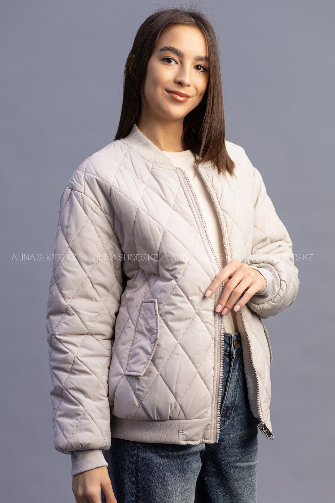 Демисезонная куртка alinashoes бежевый купить,NaN
