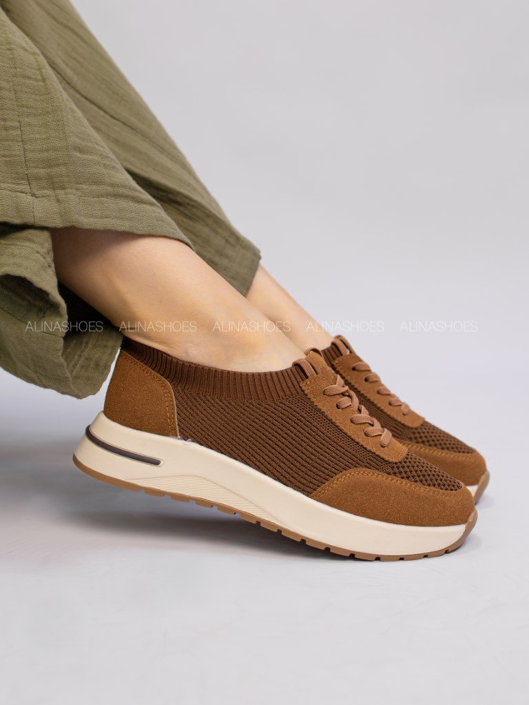 Кроссовки alinashoes коричневый купить,NaN