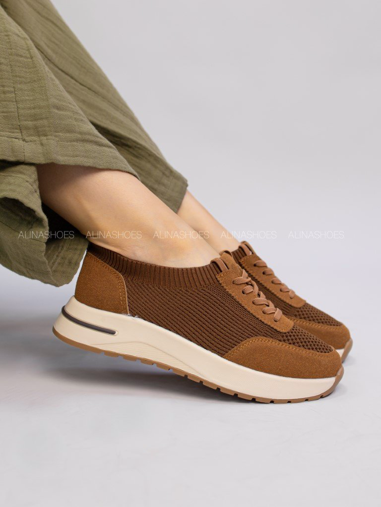 Кроссовки alinashoes коричневый купить,NaN