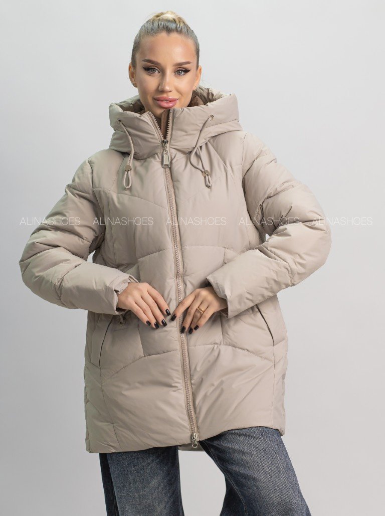Зимняя куртка alinashoes бежевый купить,NaN
