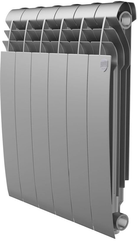 Радиатор алюминиевый Royal Thermo Biliner Alum Silver Satin 80/500 12 секций