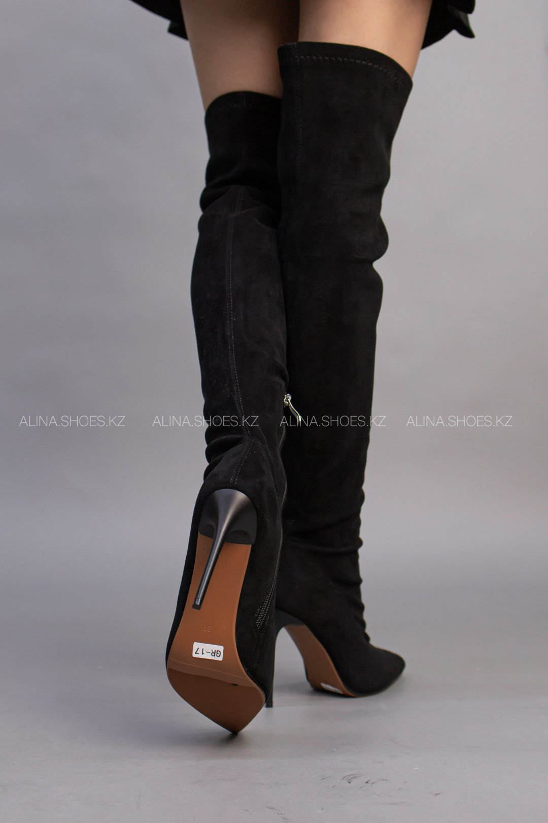 Ботфорты alinashoes black 37 купить,NaN
