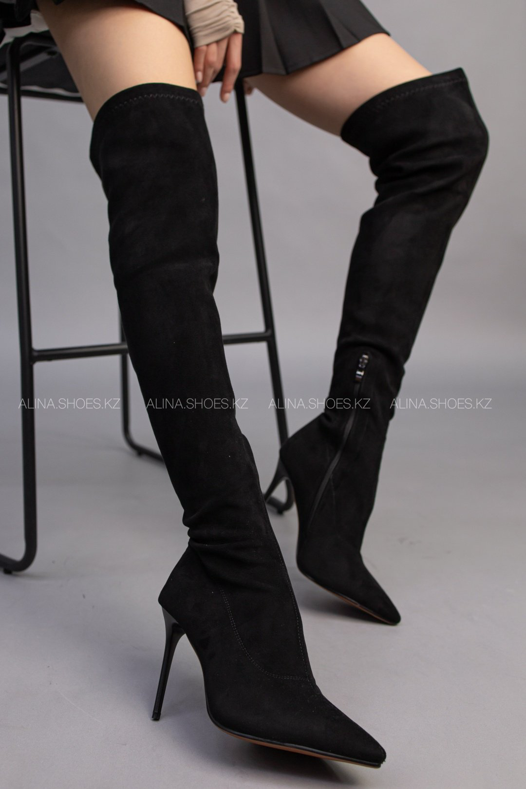 Ботфорты alinashoes black 37 купить,NaN