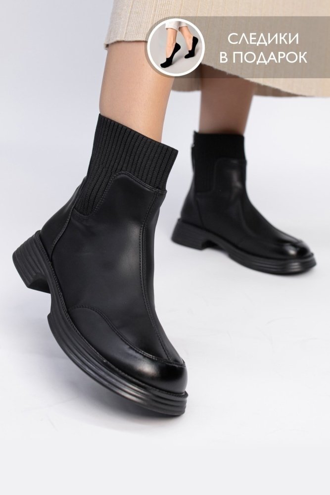 Ботинки alinashoes black 35 купить,NaN