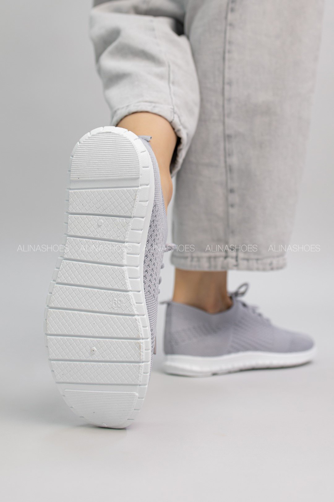 Кроссовки alinashoes серый купить,NaN
