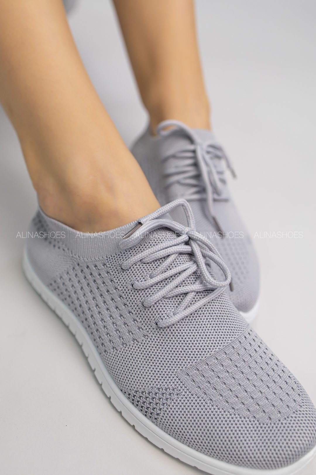 Кроссовки alinashoes серый купить,NaN