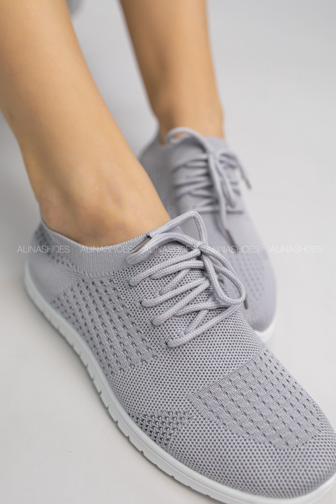Кроссовки alinashoes серый купить,NaN