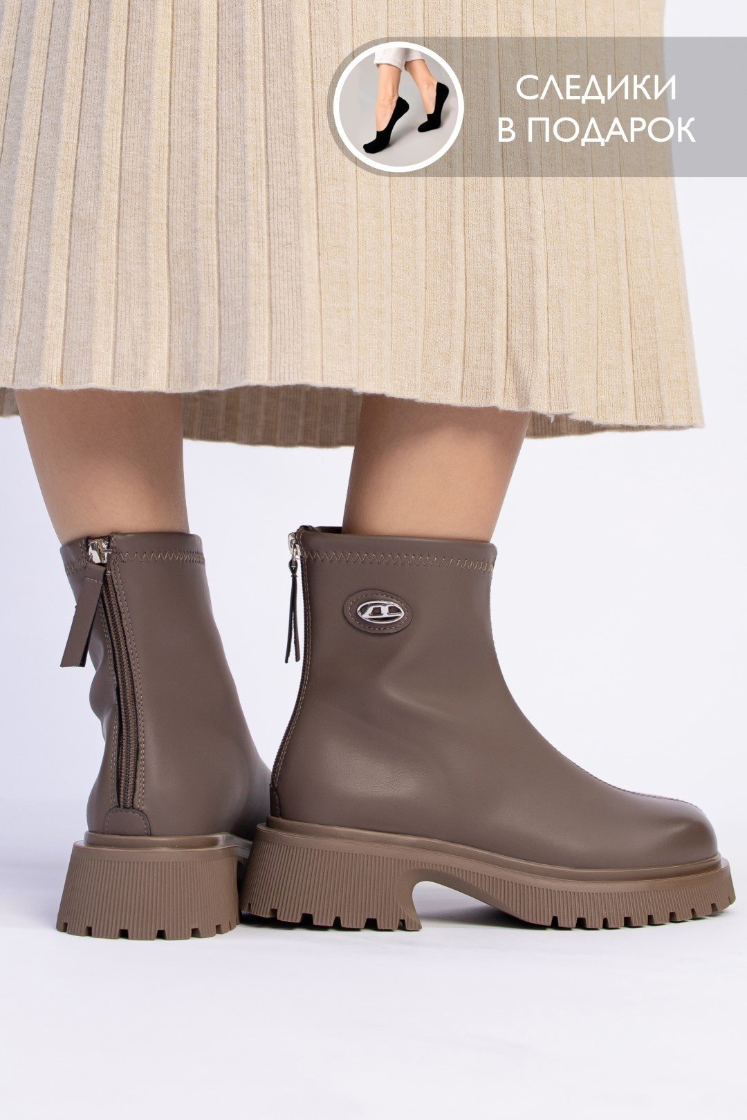 Ботинки alinashoes brown 40 купить,NaN