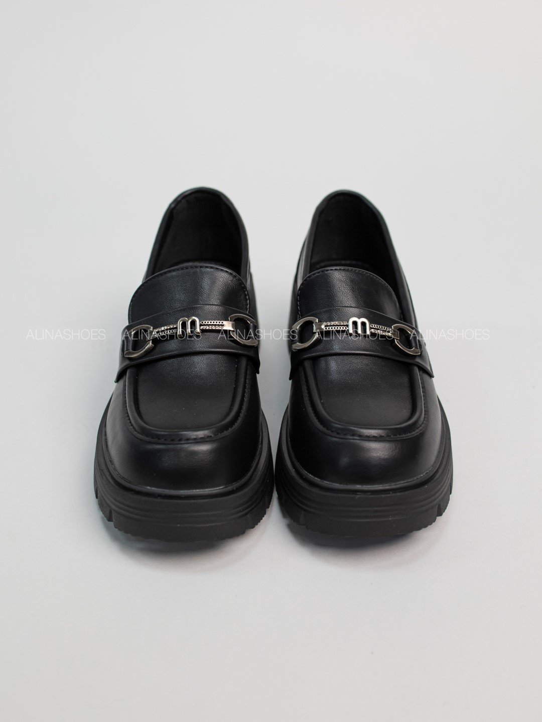 Лоферы alinashoes black 38 купить,NaN