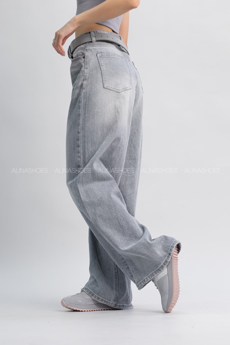 Джинсы прямые alinashoes серый купить,NaN