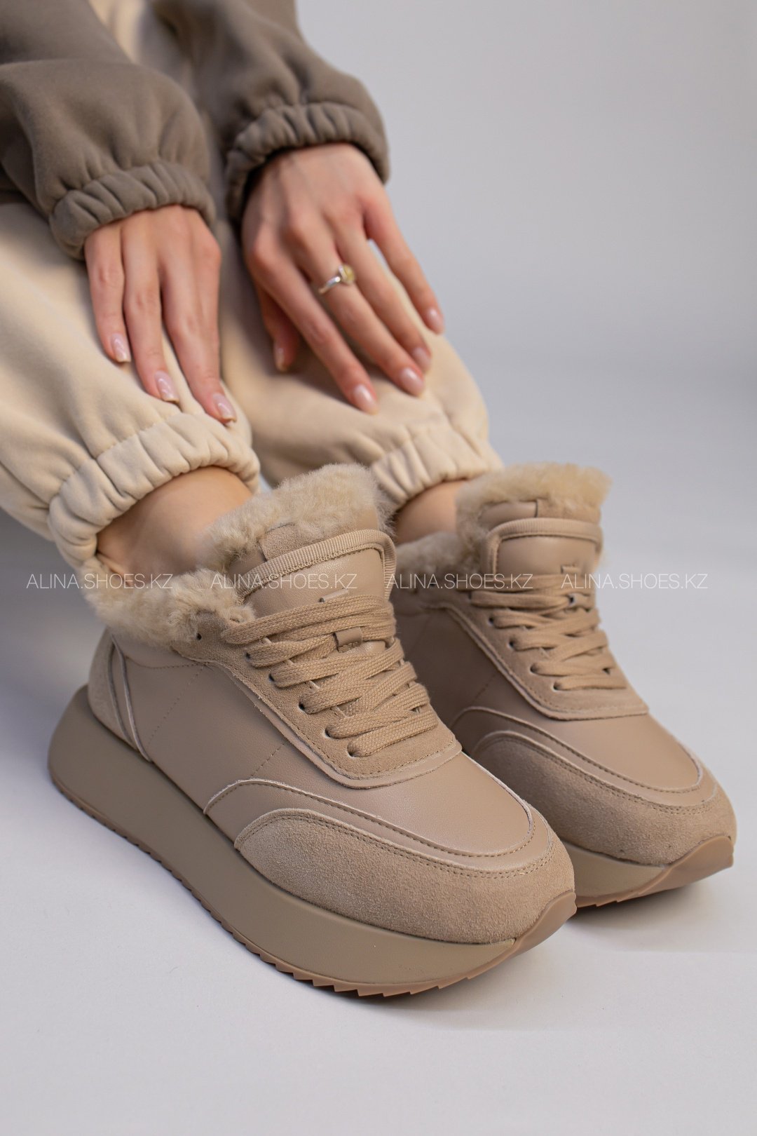 Кроссовки alinashoes коричневый купить,NaN
