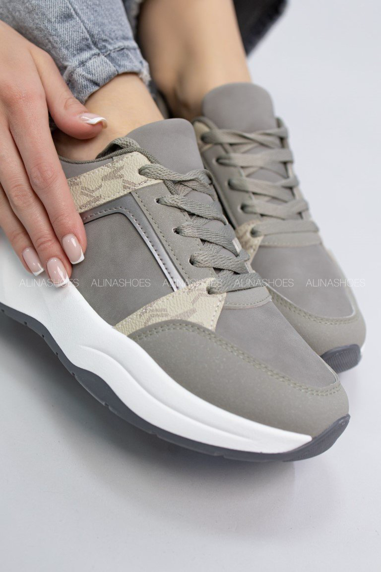 Кроссовки alinashoes серый купить,NaN