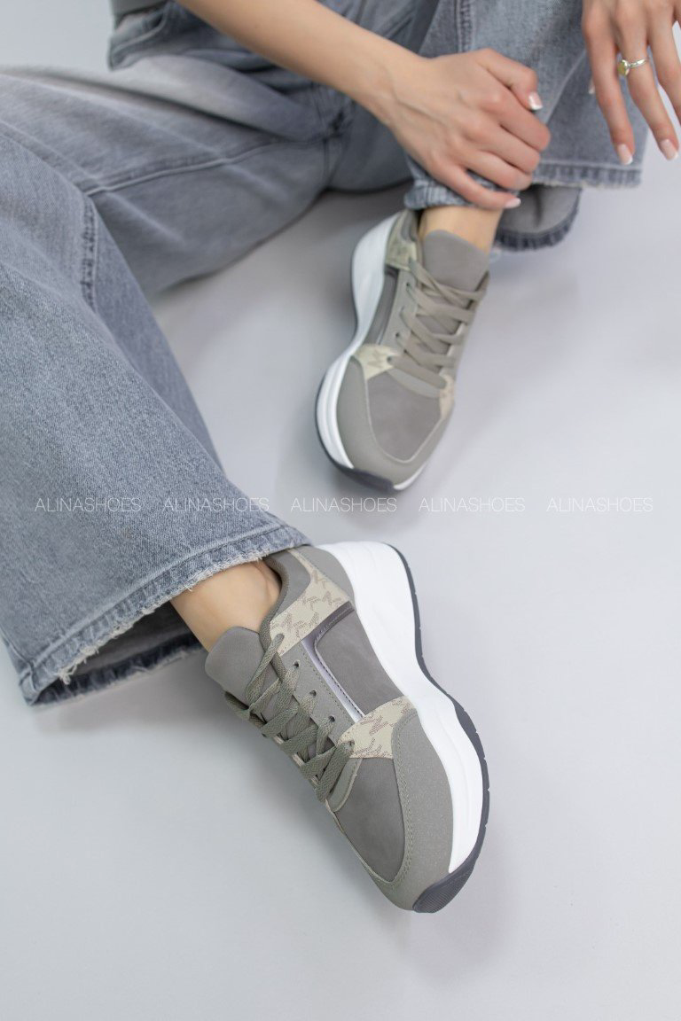 Кроссовки alinashoes серый купить,NaN