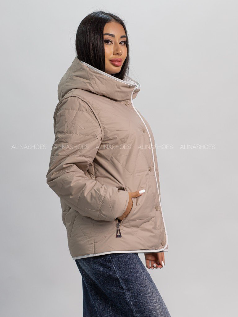 Демисезонная куртка alinashoes бежевый купить,NaN
