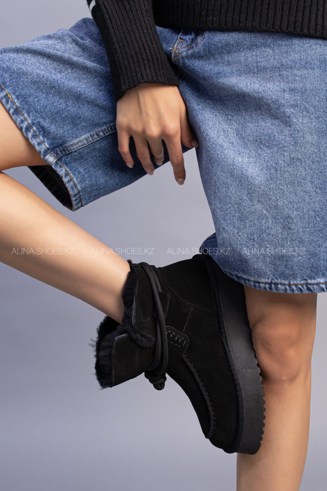 Угги alinashoes черный купить,NaN