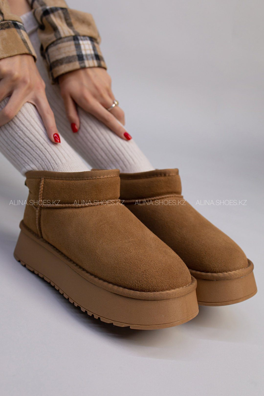 Угги alinashoes коричневый купить,NaN