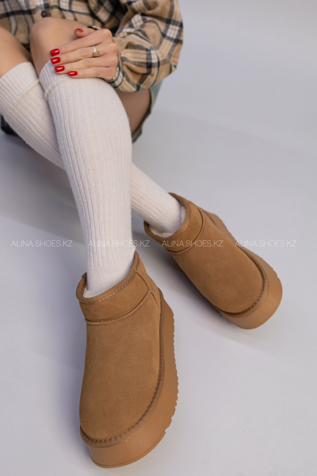Угги alinashoes коричневый купить,NaN
