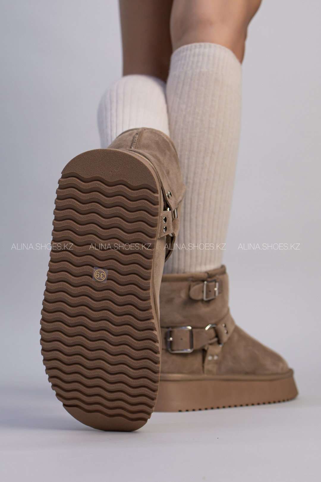 Угги alinashoes коричневый купить,NaN