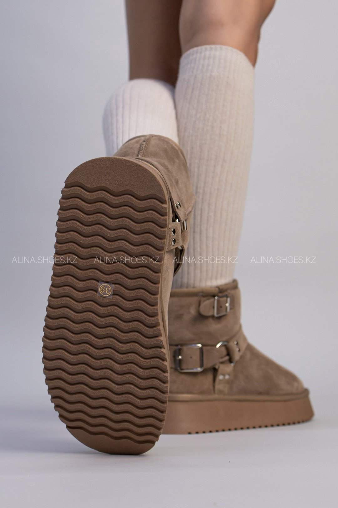 Угги alinashoes коричневый купить,NaN