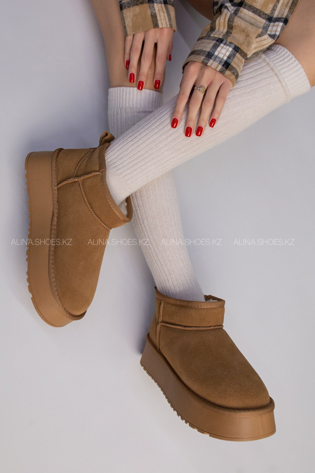 Угги alinashoes коричневый купить,NaN