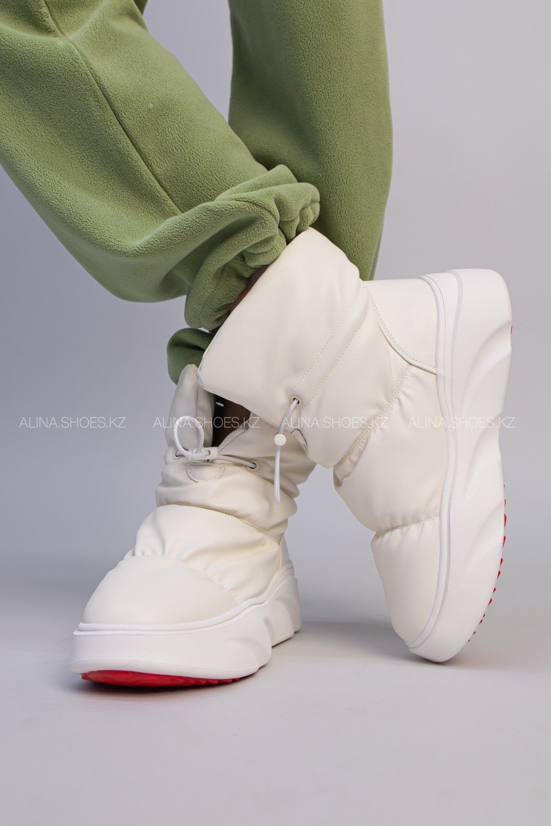 Дутики alinashoes бежевый купить,NaN