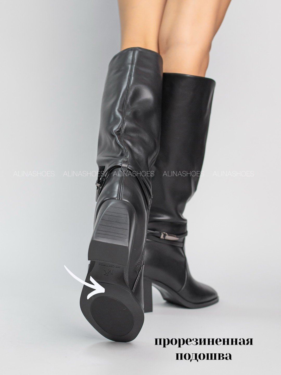 Сапоги alinashoes black 39 купить,NaN
