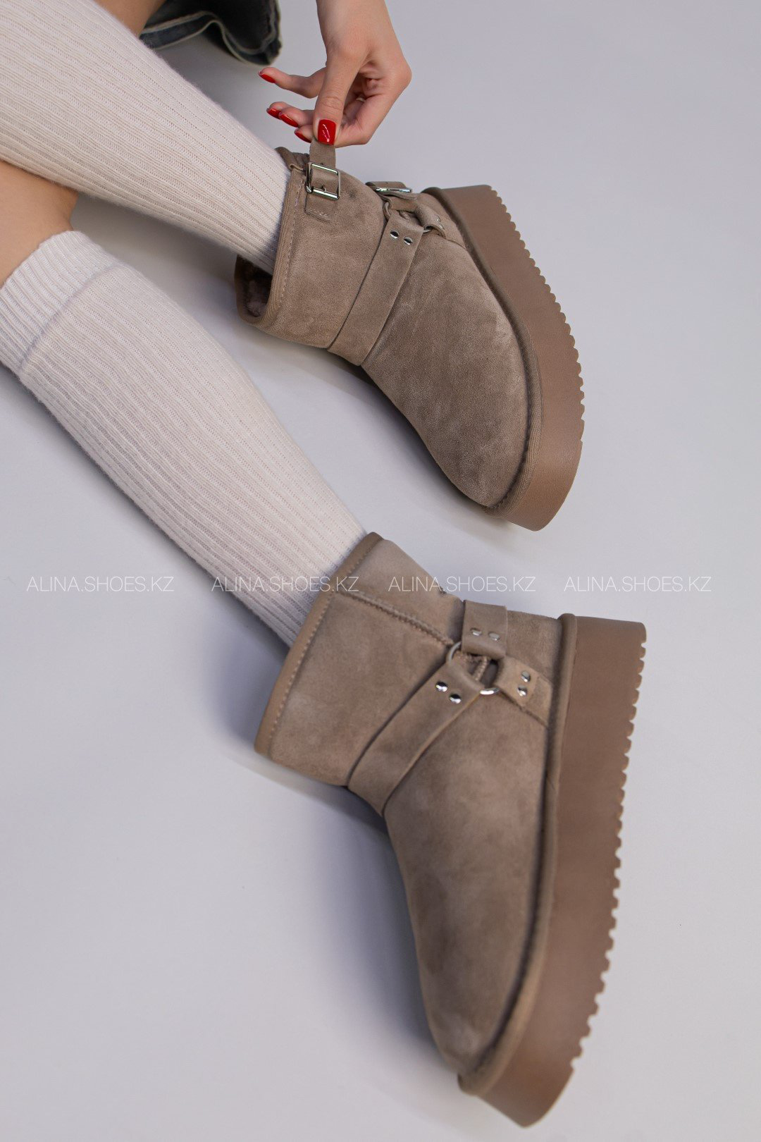 Угги alinashoes коричневый купить,NaN