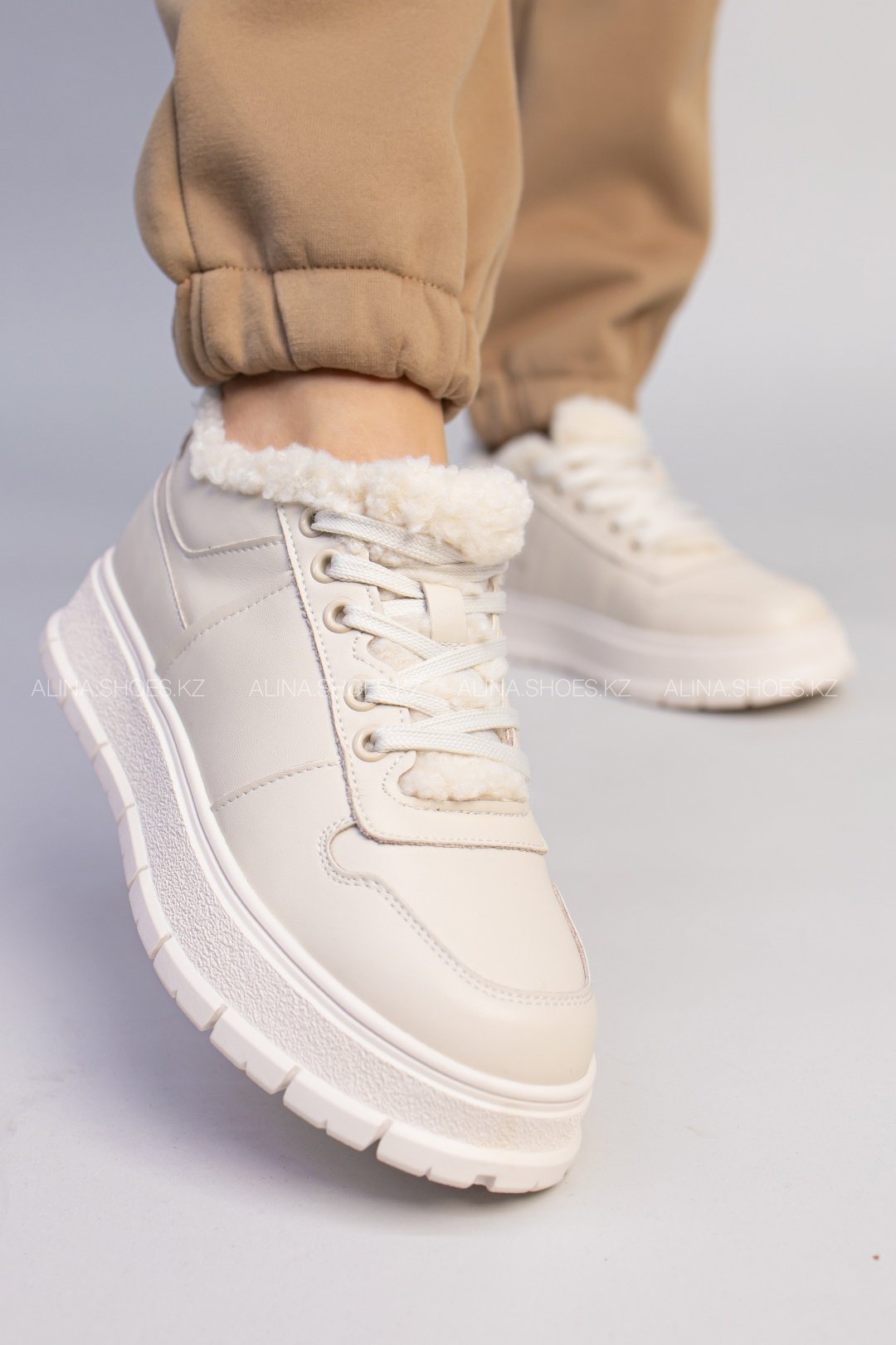 Кроссовки alinashoes бежевый купить,NaN