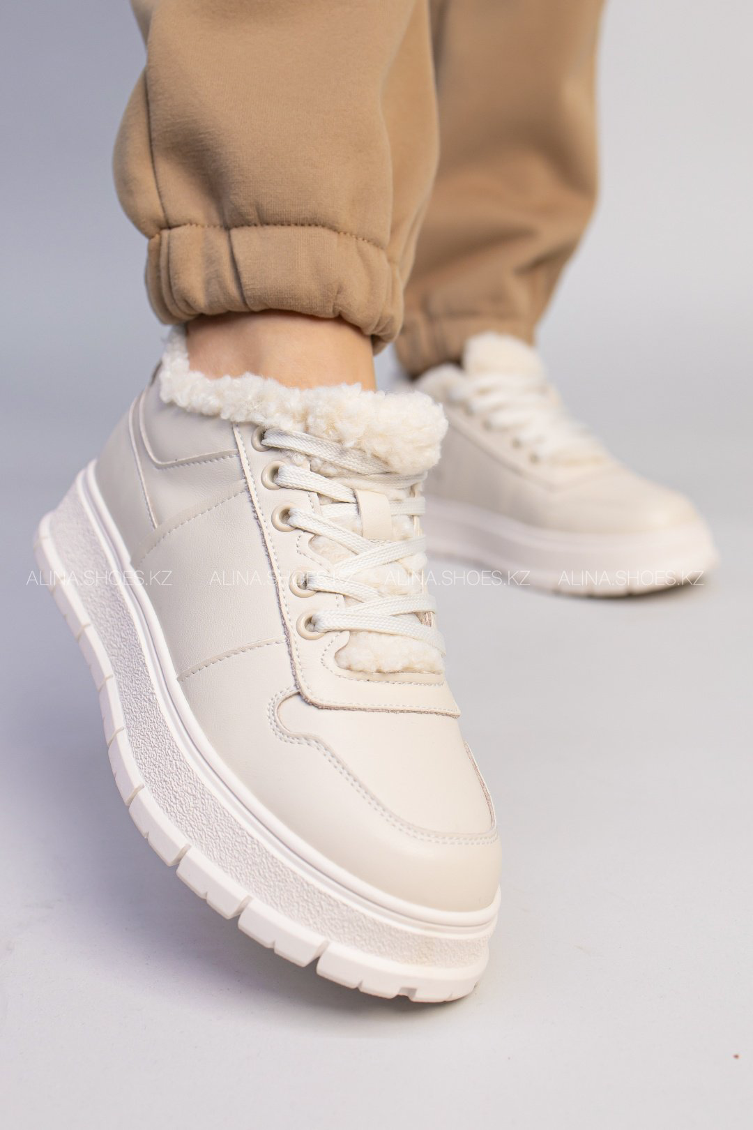Кроссовки alinashoes бежевый купить,NaN