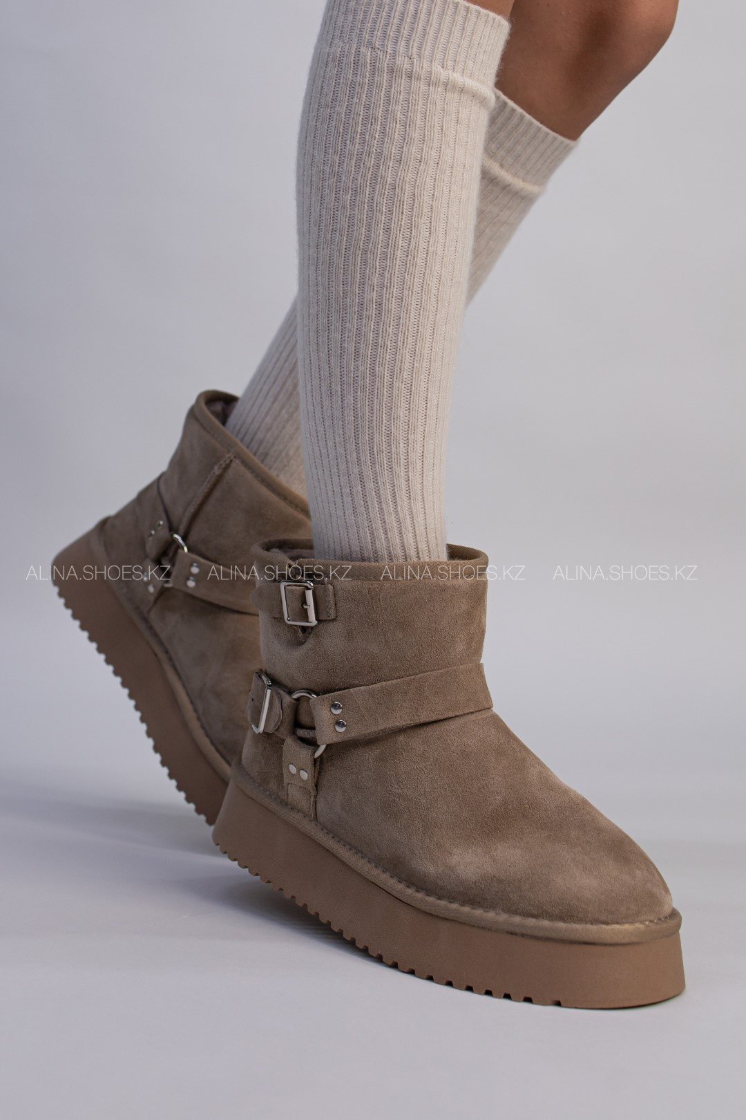 Угги alinashoes коричневый купить,NaN