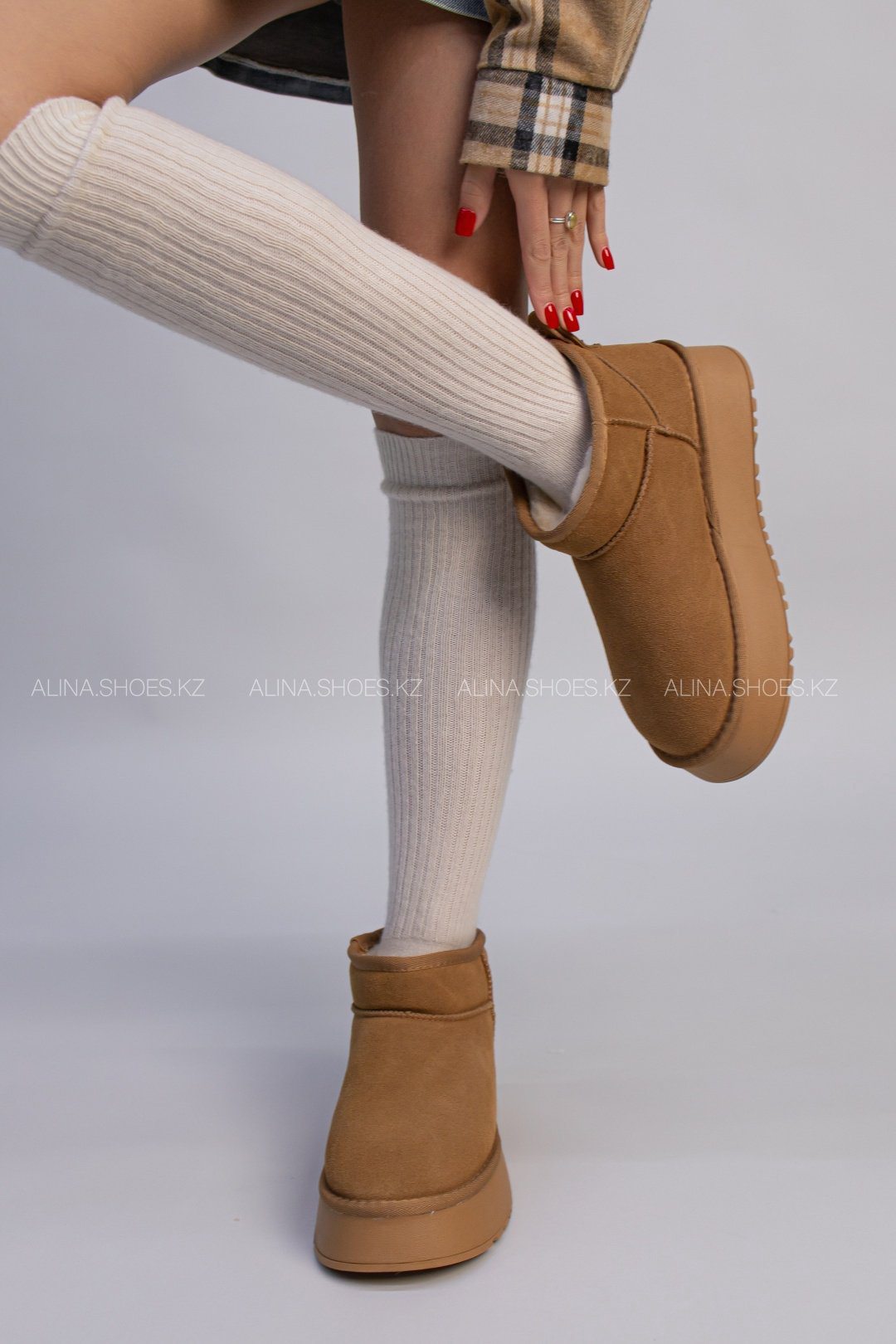 Угги alinashoes коричневый купить,NaN
